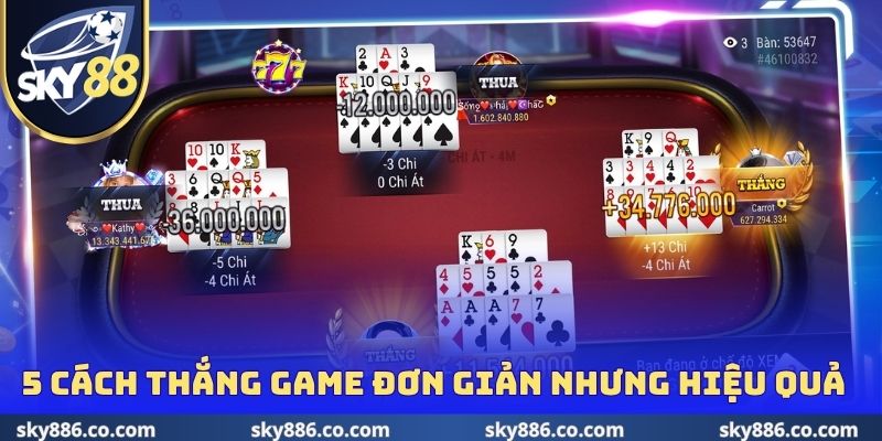 Chia sẻ 5 cách thắng game đơn giản nhưng hiệu quả