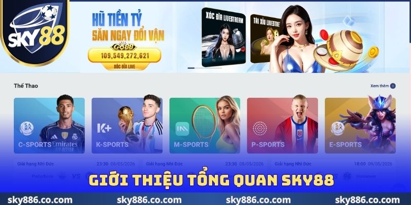 Giới thiệu tổng quan SKY88