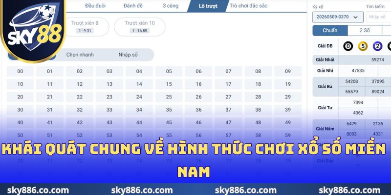 Khái quát chung về hình thức chơi xổ số miền Nam