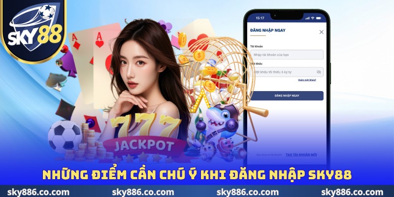 Những điểm cần chú ý khi đăng nhập SKY88