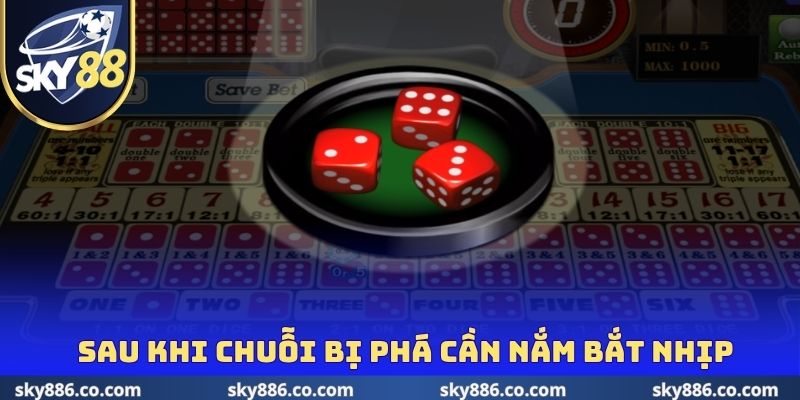 Sau khi chuỗi bị phá cần nắm bắt nhịp