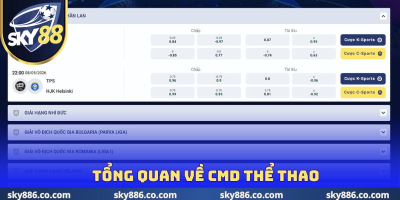 Tổng quan về CMD thể thao